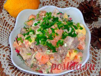 Мясной салат с помидорами - Кормежка.ру