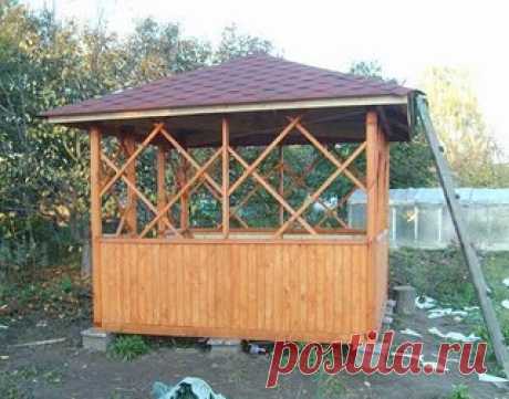 Беседка своими руками (с поэтапными фотографиями)