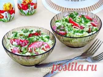 Быстрый и вкусный рецепт с фото салата из сырых кабачков | Простые рецепты с фото