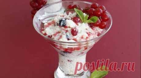 Рисовый пудинг с ягодами и ванилью. Пошаговый рецепт с фото на Gastronom.ru