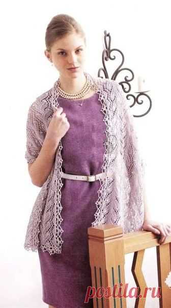 Палантин спицами - чудесный подарок на Новый год - Шали,шарфы,палантины - Вязание крючком -МАСТЕР-КЛАССЫ ПО РУКОДЕЛИЮ- Страна рукоделия