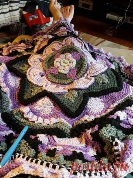 Вяжем в технике Mandala Madness