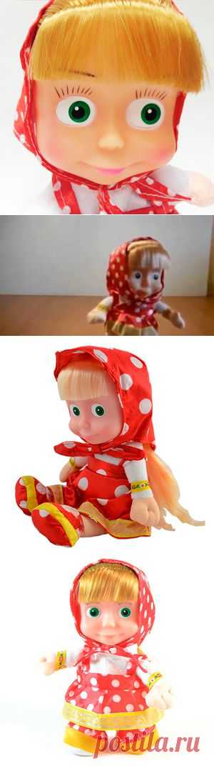 Интерактивная игрушка «МАША-ПОВТОРЯША» (повторяет фразы и ходит) купить в