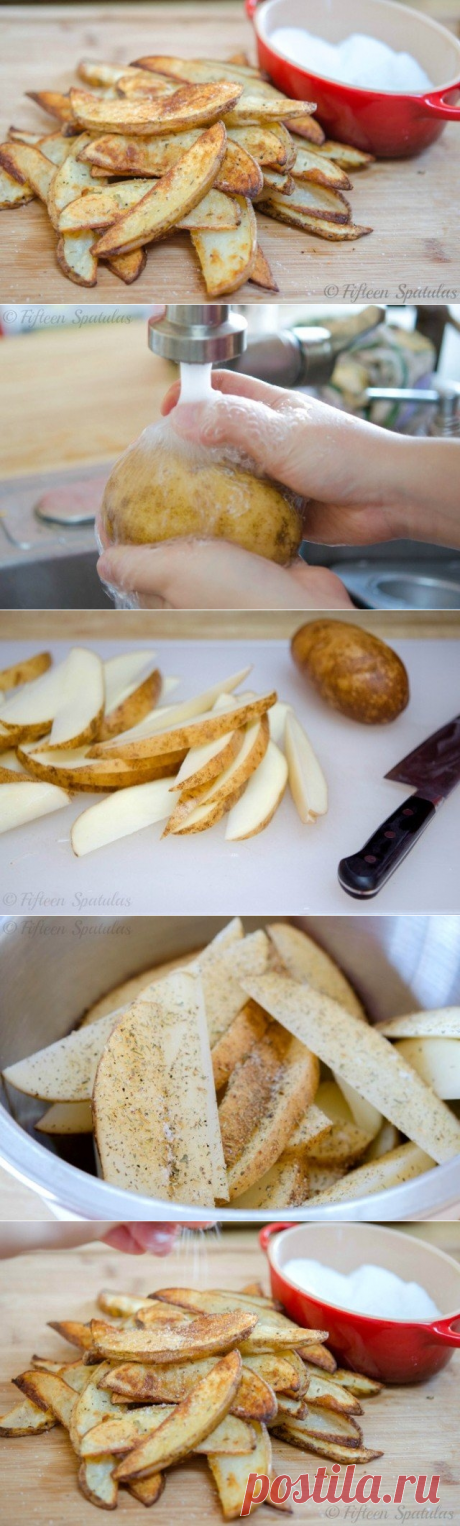 Как приготовить хрустящие картофельные дольки - рецепт, ингредиенты и фотографии