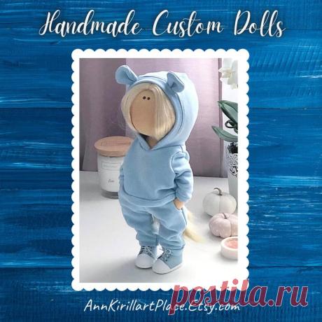 Portrait Custom Doll Tilda Interior Doll Fabric Rag Doll | Etsy
