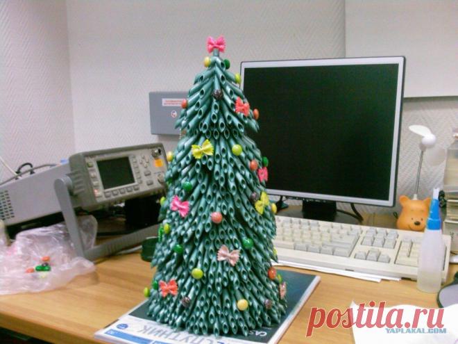 елка из макарон - Самое интересное в блогах