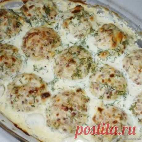 Тефтели с начинкой и вкусным соусом