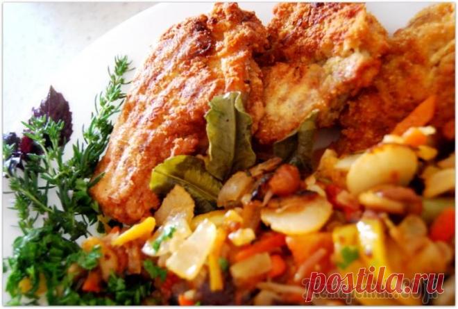 Свиное каре в панировке