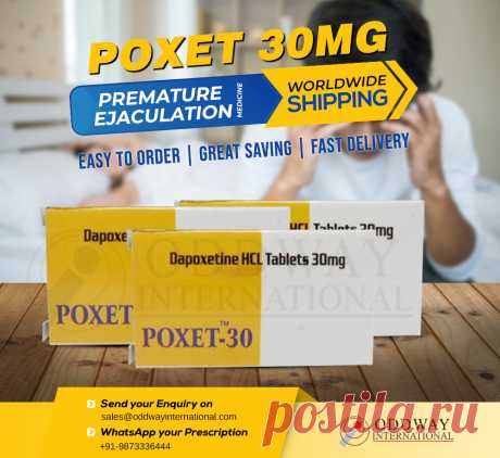 Какова работа Poxet 30mg dapoxetine tab?

Таблетка Poxet 30 мг является антидепрессантом, блокирующим обратный захват серотонина.
Он работает, повышая количество серотонина в нерве, что удлиняет время, в течение которого он
приводит к эякуляции и улучшает контроль над эякуляцией.