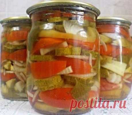 Овощное ассорти на зиму - Вкусные рецепты просто!
