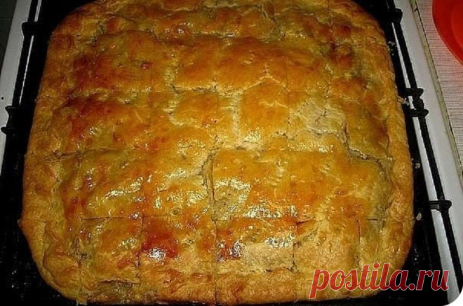 Как же давно я искала именно этот рецепт! Всего 15 минут: заливной мясной пирог.