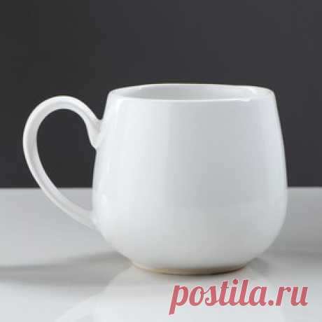 Чашка "Петелька" белая, 0,4 л Цена: 185.00 руб. Закажите прямо сейчас!