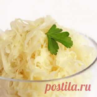 Квашение капусты без соли. : Вегетарианская и постная кухня