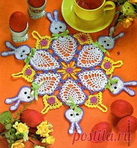 Красивые салфетки крючком схемы