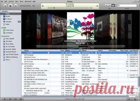 Удобный медиаплеер iTunes -  на русском