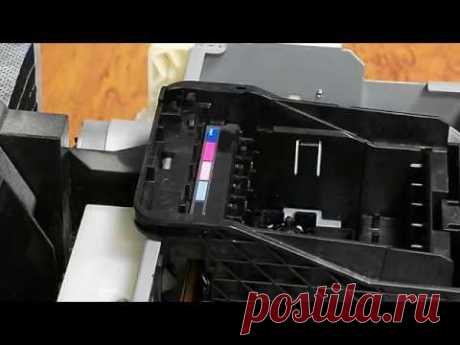Как снять печатающую головку Epson R290, T50, P50, TX650, L800, R270 и прочих