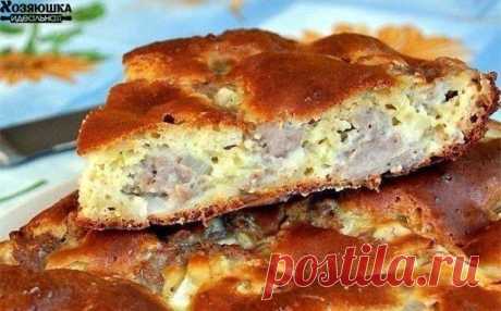 Пирог с мясом «Легче не бывает»