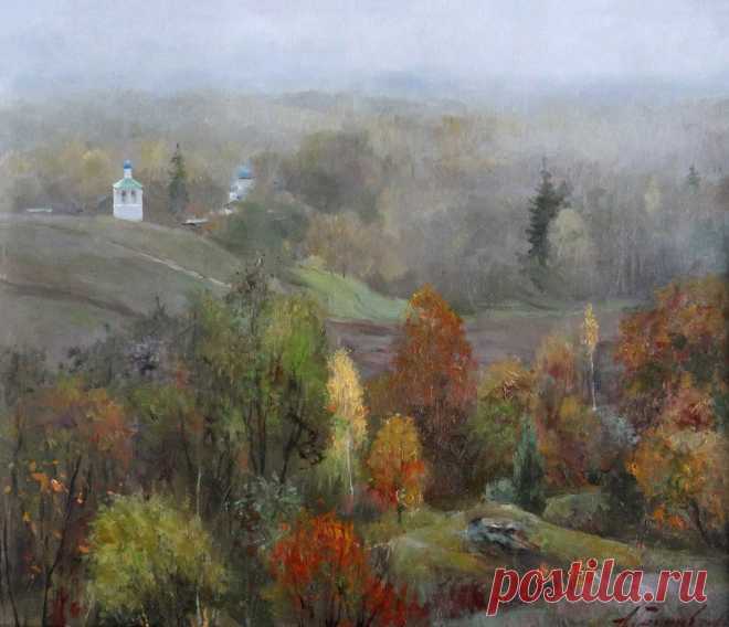 Художник — Азат Галимов

«Утро туманное. Изборско- Мальская долина»