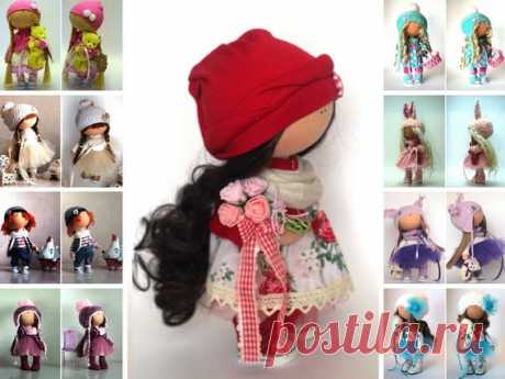 Tilda doll Fabric doll Summer doll handmade red black color Soft doll Cloth doll Baby doll Rag doll Interior doll by Master Yulia G. Tilda doll Fabric doll Summer doll handmade red black color Soft doll Cloth doll Baby doll Rag doll Interior doll by Master Yulia G.    Hello, dear visitors!  This is handmade soft doll created by Master Yulia G. (Moscow, Russia). Doll is 26 cm (11 inch) tall and made of only quality materials.