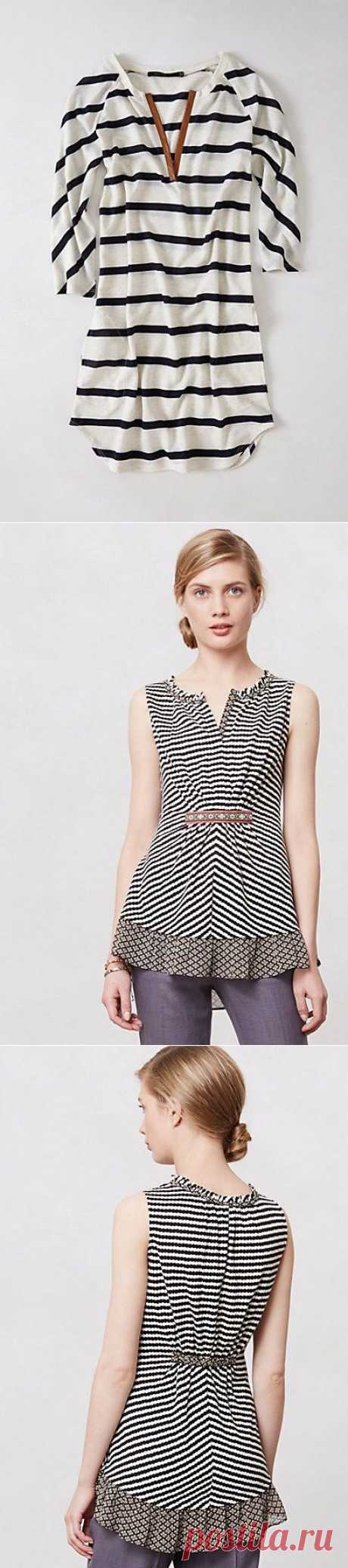 Две тельняшки Anthropologie / Тельняшки /