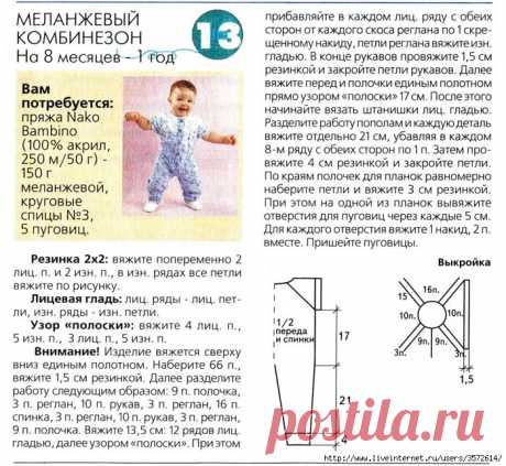 штанишки и кофточка спицами с описанием для новорожденного — Яндекс: нашлось 12 тыс. результатов