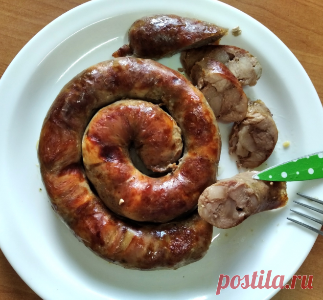 Домашняя колбаса с чесноком - это очень вкусно | Рецепты от Светланы Печенкиной | Дзен