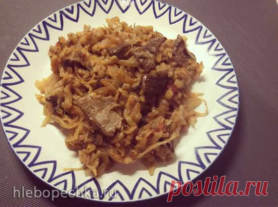Капуста с перловкой и сушеными белыми грибами - Хлебопечка.ру