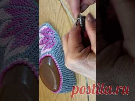 Следки укороченными рядами  #IrinaUs #следки #вязание #worldofhandmade #knitting