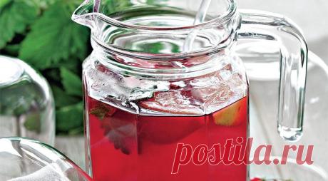 Ягодный компот с травами. Пошаговый рецепт с фото на Gastronom.ru
