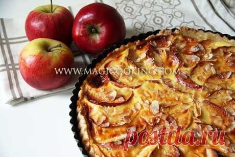 Немецкий яблочный пирог «Apfelkuchen» | Магия кулинарии в Европе