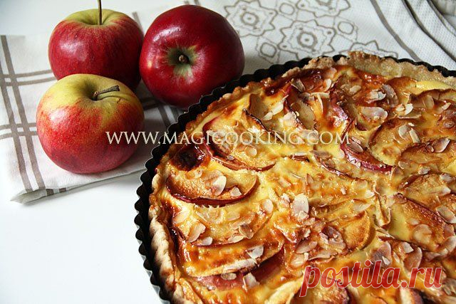 Немецкий яблочный пирог «Apfelkuchen» | Магия кулинарии в Европе