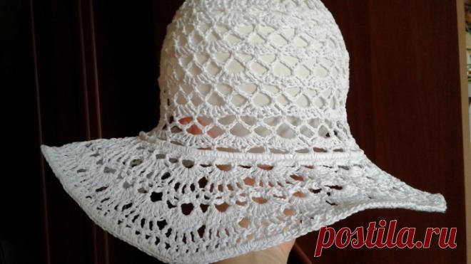Шляпа крючком.