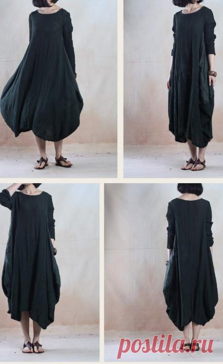 4 цветов женщины мусульманская одежда платье о шеи темно красный хлопок и лен платье свободно Большой размер 5XL женский длинное платье полный рукав, принадлежащий категории Платья и относящийся к Одежда и аксессуары для женщин на сайте AliExpress.com | Alibaba Group