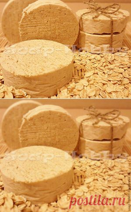 Мастер-класс: молочное мыло с нуля (ГС) с добавлением мёда и овсянки. - Ярмарка Мастеров - ручная работа, handmade