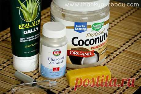 Эко- Тушь домашнего изготовления.