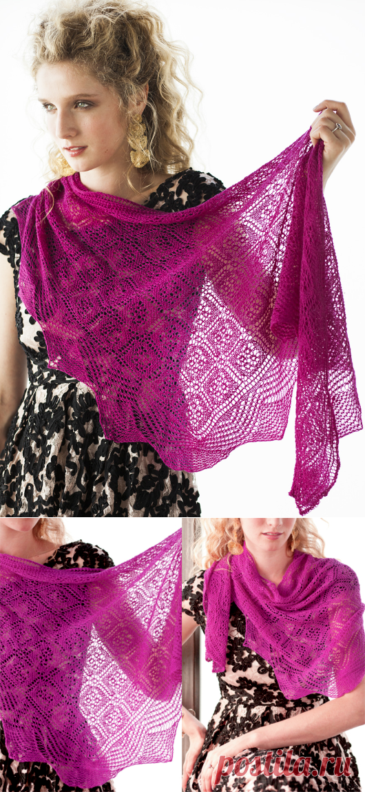 Кружевная шаль | ДОМОСЕДКА