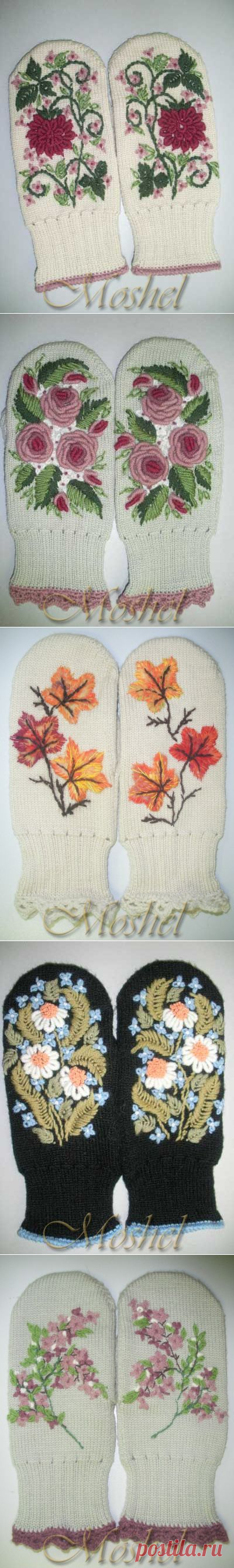 Рукавички-варежки. Идеи для творчества.