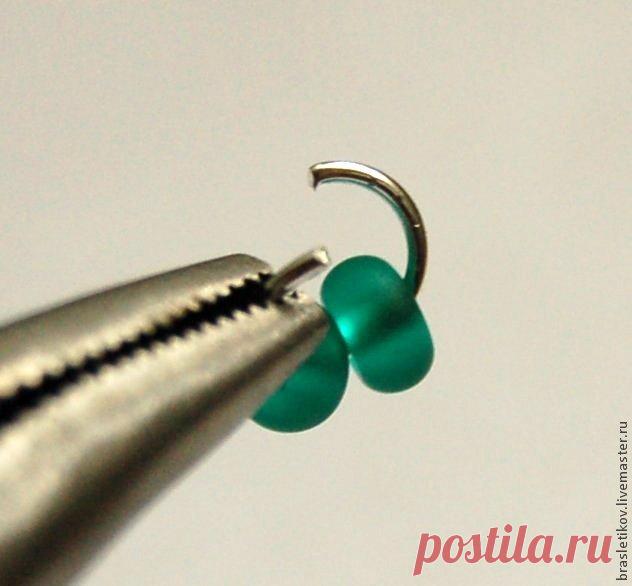 Браслет или ожерелье из соединительных колечек и бисера своими руками - Ярмарка Мастеров - ручная работа, handmade