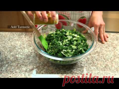 kookoo sabzi recipe (kuku sabzi) persian Iranian food - YouTube