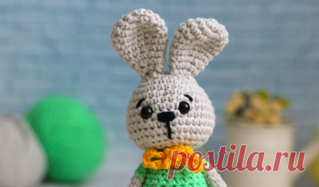 Процесс создания пасхального зайца крючком | SOVA Вязание Пульс Mail.ru Процесс создания пасхального зайца крючком