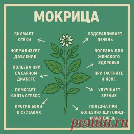 Мокрица - полезные свойства