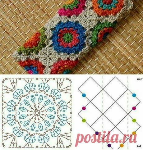 Замечательные схемы для прихваток, ковриков, подушек — Сделай сам, идеи для творчества - DIY Ideas