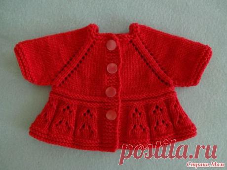 Вяжем костюм для пупса спицами. Часть 1. Кофточка. - Гардероб для куклы - Страна Мам