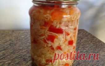 Помидоры с капустой на зиму