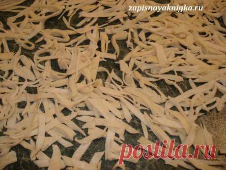 Тесто для домашней лапши рецепт | Записная книжка рецептов Анюты