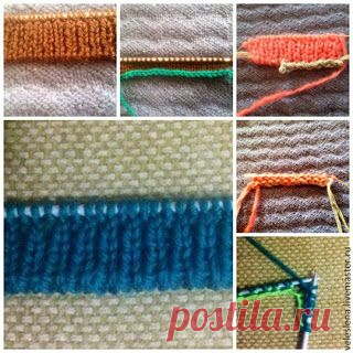 Knitting&Design: Итальянский набор петель - альтернатива.
