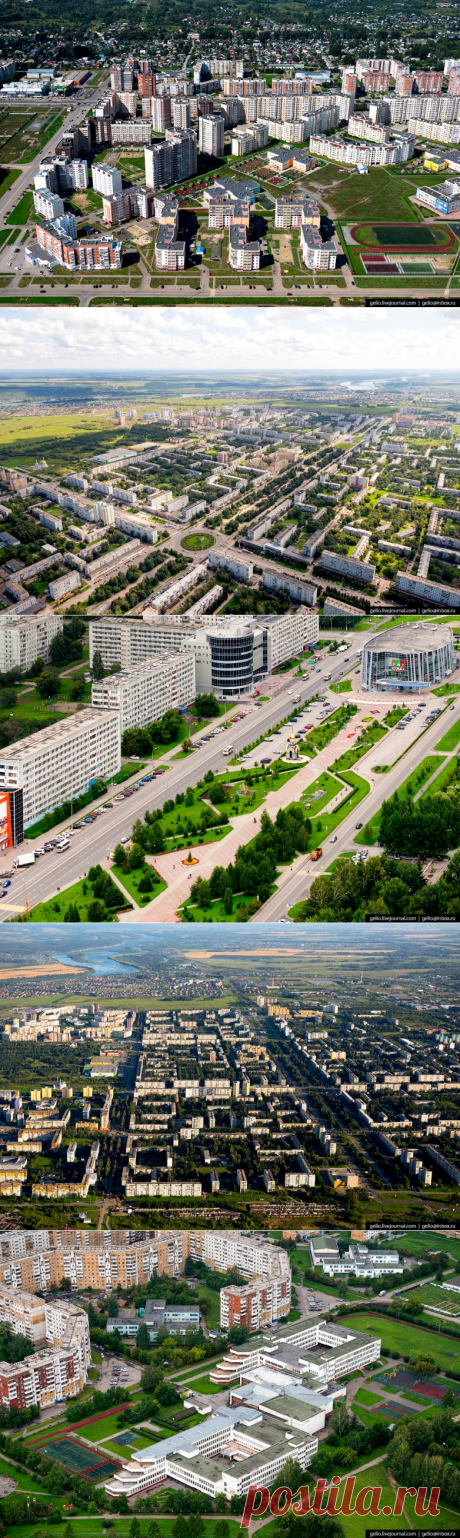 Город, который нельзя назвать серым: Кемерово с высоты птичьего полёта / Туристический спутник