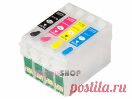 ПЗК SX130 - перезаправляемые картриджи для Epson Stylus: SX130, SX125, SX230, SX420W, SX430W, S22, SX235W, SX425W, SX435W, SX438W, SX440W, SX445W, BX305F