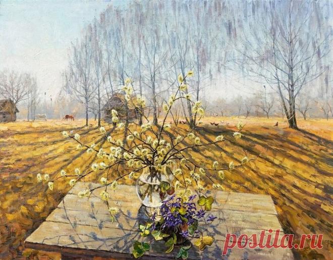 Весна, весна! Как воздух чист! Художник Бархаткова Елена (Беларусь, 1965)