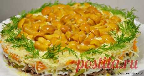 Пасхальные салаты с грибами